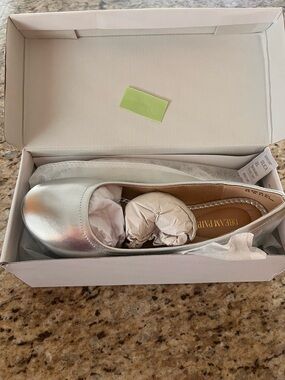 NEW Dream Pairs Metallic Silver Women’s Ballet Flats